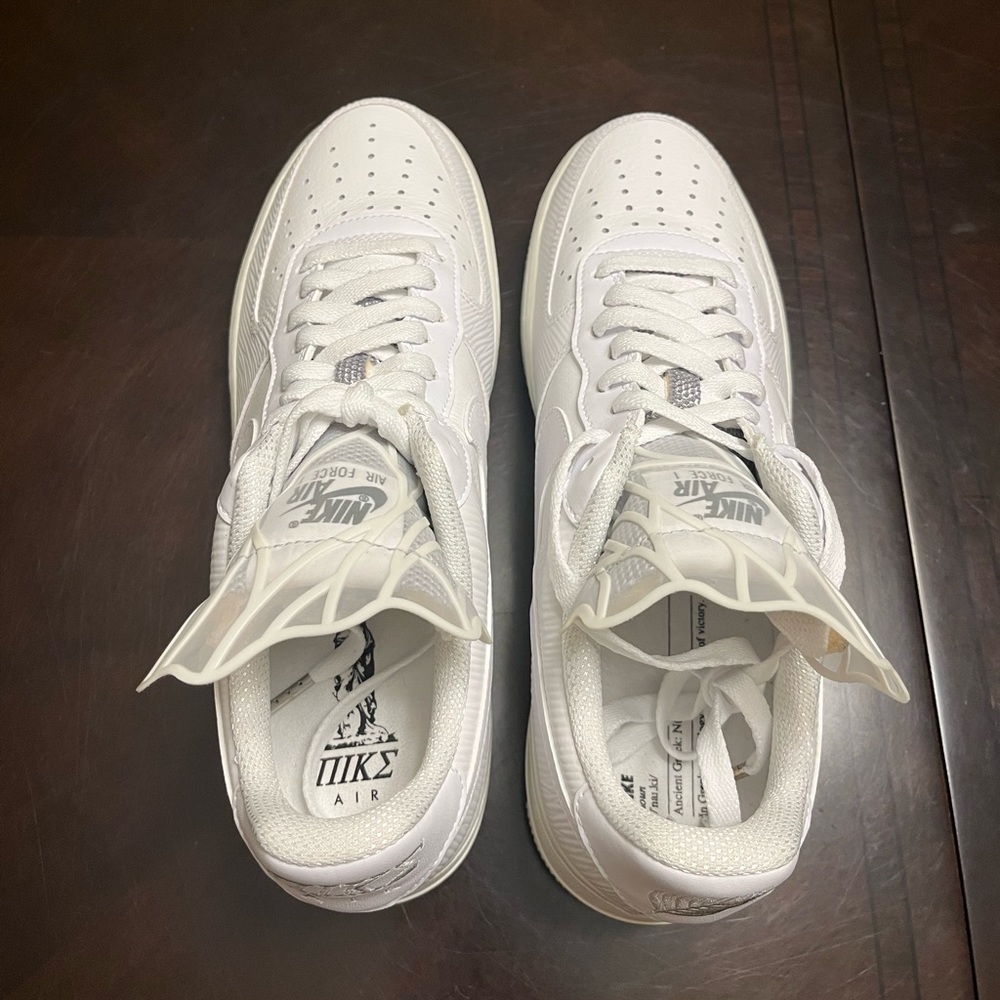 New Nike Air Force 1 White Goddess Sneaker Shoes Size US 10.5 - Picture 11 of 12